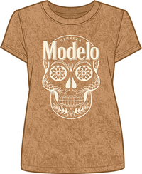 Thumbnail for Modelo Skull Ladies Min Wash T-Shirt