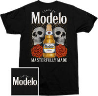 Thumbnail for Modelo Skulls and Bottle T-Shirt