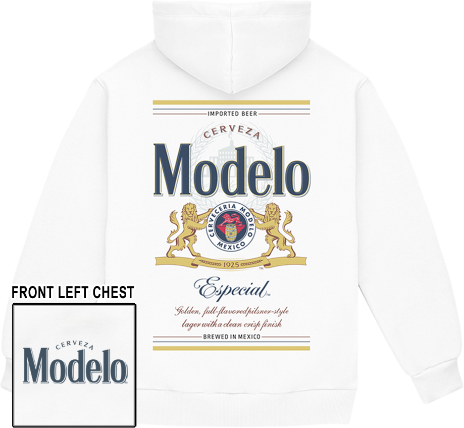 Modelo Vintage Label Clean Hoodie