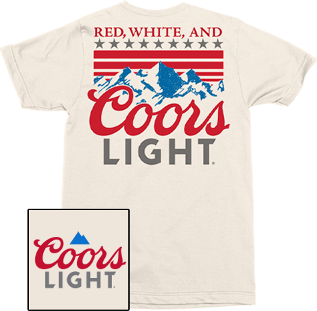 Red, White, & Coors Light T-Shirt