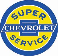 Thumbnail for CHEVY SUPER SERVICE DOMED METAL SIGN - 15