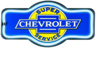 Thumbnail for SUPER SERVICE CHEVROLET - 17X9 MARQUEE LED ROPE SIGN - (2 PC PPK - $14.25 EACH)
