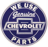 Thumbnail for GENUINE CHEVY PARTS DOMED METAL SIGN - 15