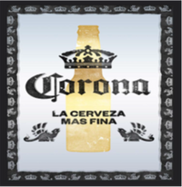 Thumbnail for 12X18 - CORONA LA CERVEZA MAS FINA FRAMED MIRROR- (2 PC PREPACK - $9.00 EACH)