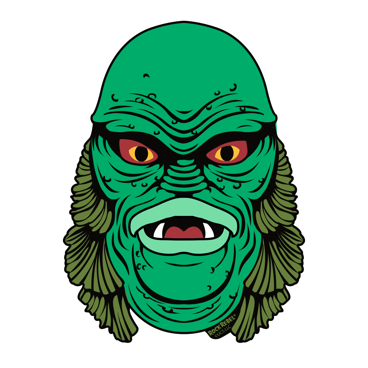 Creature Head 4" Sticker
