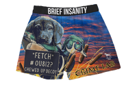 Thumbnail for BRIEF INSANITY Crime Lab Boxer Shorts