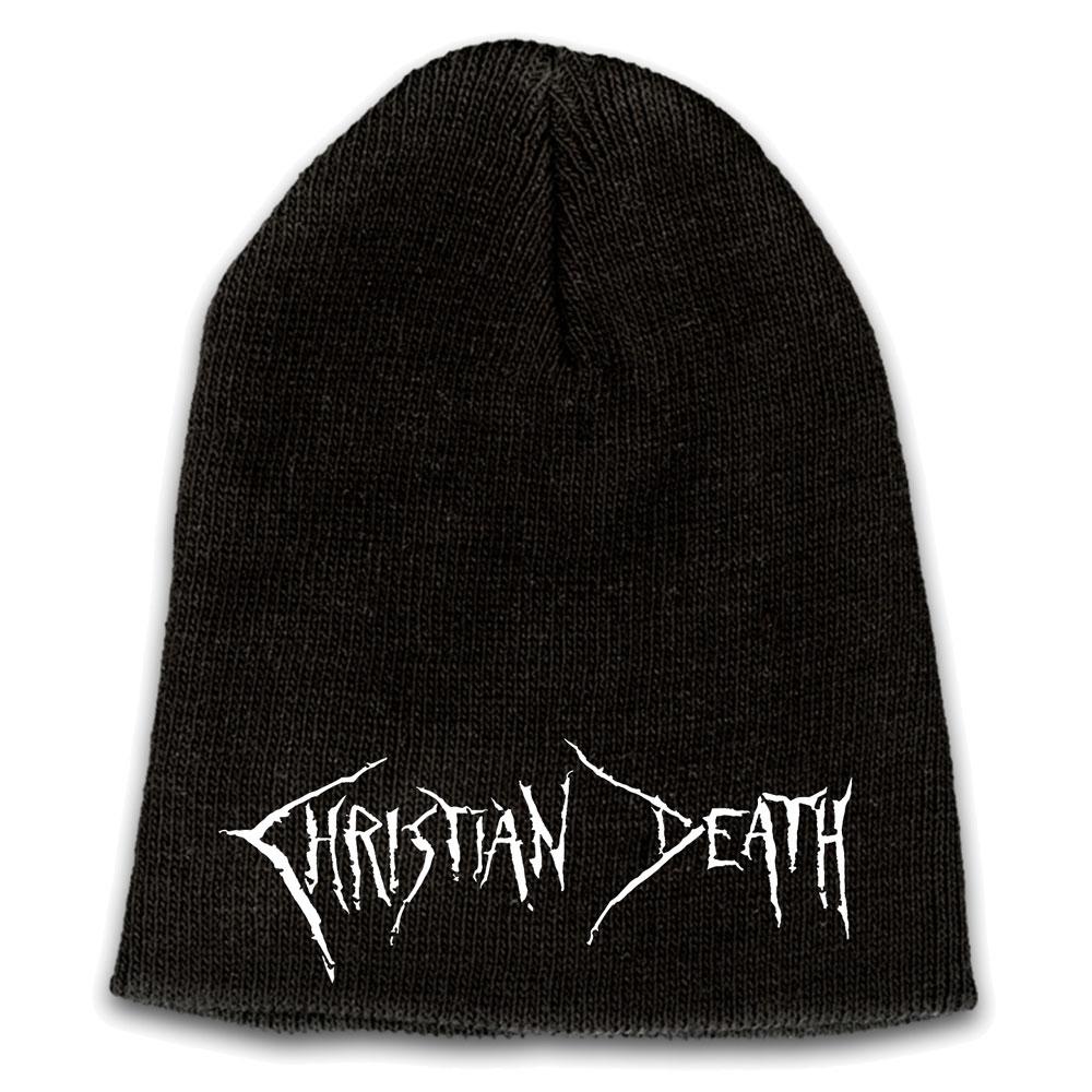 Christian Death Emblem White Logo Beanie