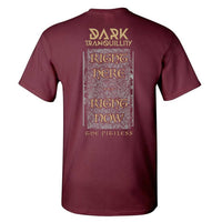 Thumbnail for Dark Tranquillity Pitiless Right Here Maroon T-Shirt