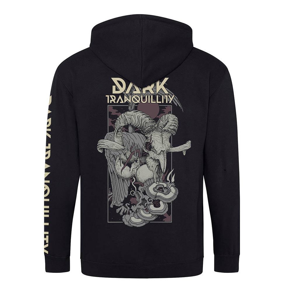 Dark Tranquillity Logo Skull Sleeve Zip Hoodie