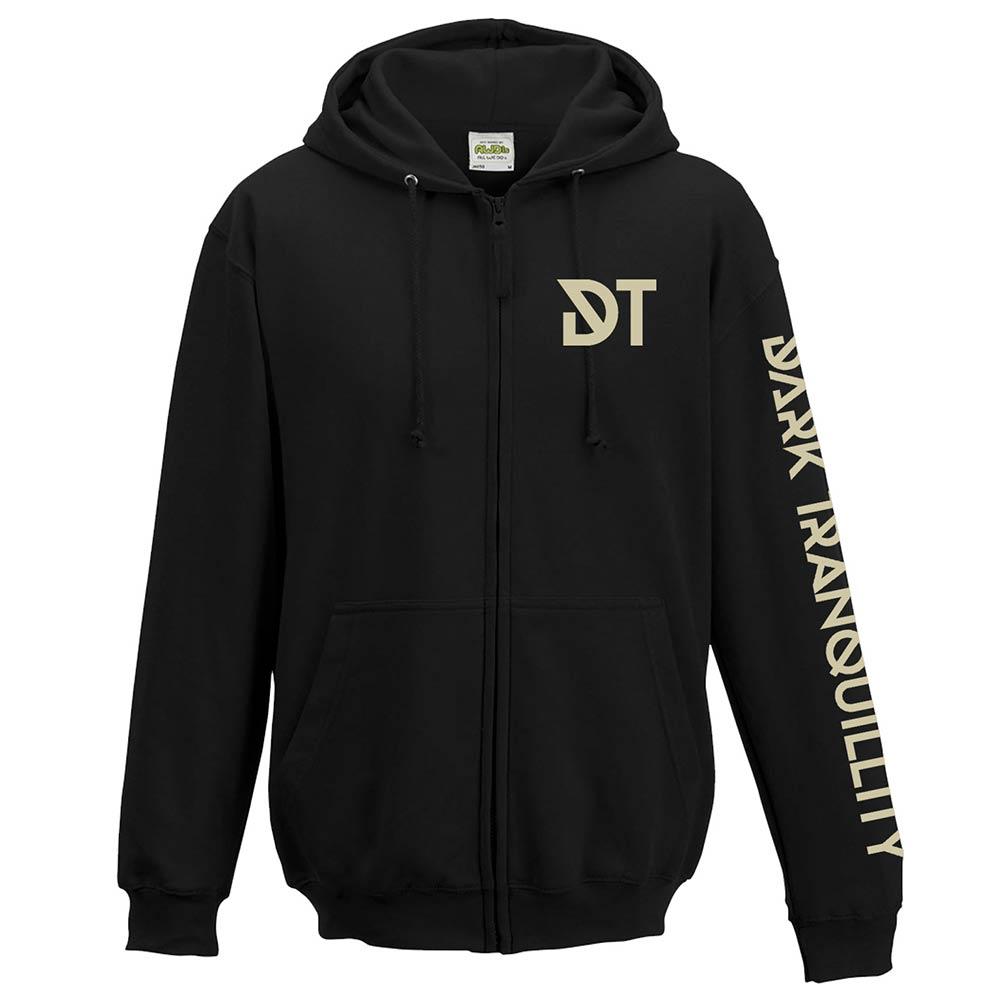 Dark Tranquillity Logo Skull Sleeve Zip Hoodie