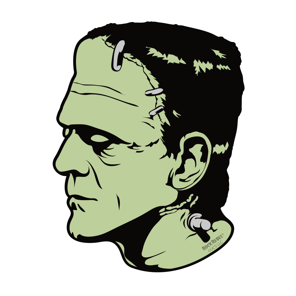 Frankenstein Head 4" Sticker