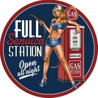 Thumbnail for FULL SERVICE DOMED METAL SIGN - 15