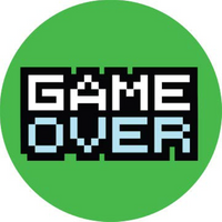 Thumbnail for GAME OVER DOMED METAL SIGN - 15