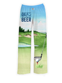 Thumbnail for BRIEF INSANITY Golf With a Chance of Beer Pajama Lounge Pants