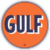 Thumbnail for GULF LOGO DOMED METAL SIGN - 15