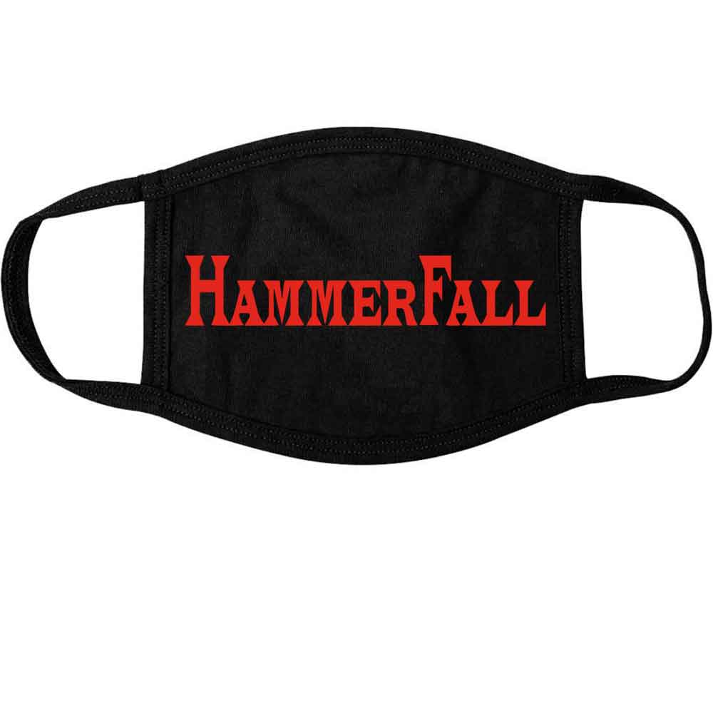 Hammerfall Red Logo Face Mask