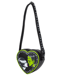 Thumbnail for Bride Of Frankenstein Stitch Heart Cross Body *limited Edition*
