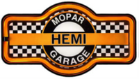 Thumbnail for MOPAR HEMI GARAGE - 17X9 MARQUEE LED ROPE SIGN - (2 PC PPK - $14.25 EACH)