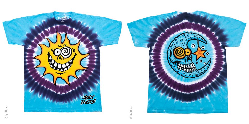 Mars Sun Moon Tie Dye T-Shirt
