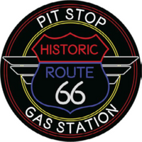 Thumbnail for ROUTE 66 PIT STOP DOMED METAL SIGN - 15