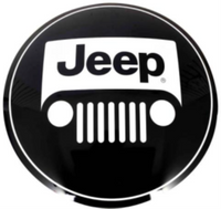 Thumbnail for JEEP BLACK DOMED METAL SIGN - 15