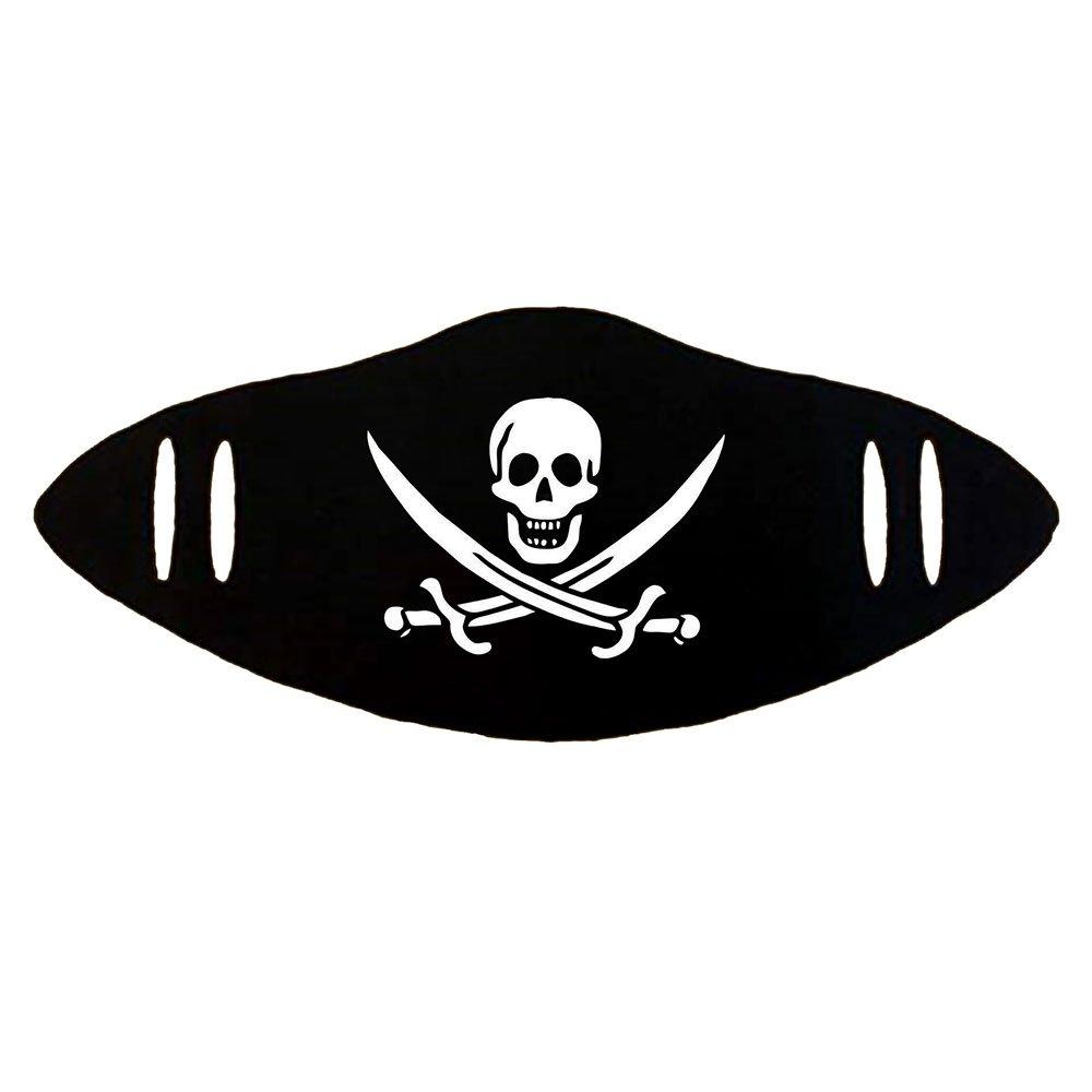 Novelty Calico Jack Pirate Face Mask