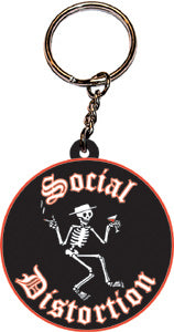 Social Distortion Rubber Keychain - 3 pc prepack