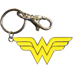 DC Comics Originals Wonder Woman Logo Metal Keychain - 3 pc prepack