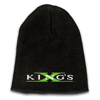 Thumbnail for King's X Emblem Embroidered Logo - Green X Beanie