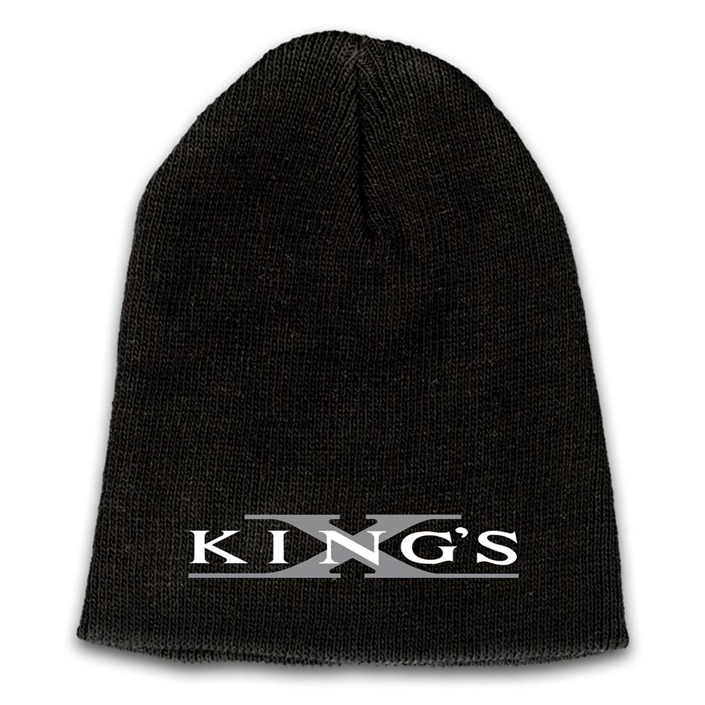 King's X Emblem Embroidered Logo - Grey X Beanie