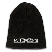 Thumbnail for King's X Emblem Embroidered Logo - Grey X Beanie