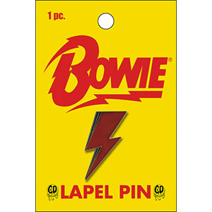 David Bowie Bolt 1.25" Lapel Pin - 3 pc prepack