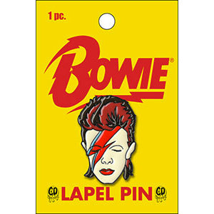 David Bowie Aladdin Sane 1.25" Lapel Pin - 3 pc prepack