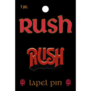 RUSH Logo 1.25" Lapel Pin - 3 pc prepack