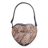 Thumbnail for Leopard Heart Shoulder Bag