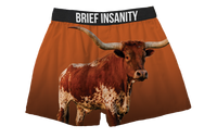 Thumbnail for BRIEF INSANITY Longhorn Boxer Shorts