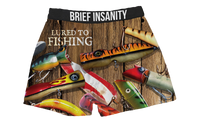 Thumbnail for BRIEF INSANITY Lured to Fishing Boxer Shorts