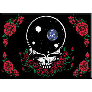 Grateful Dead Space Your Face  Roses 2.5"x3.5" Magnet - 3 pc prepack