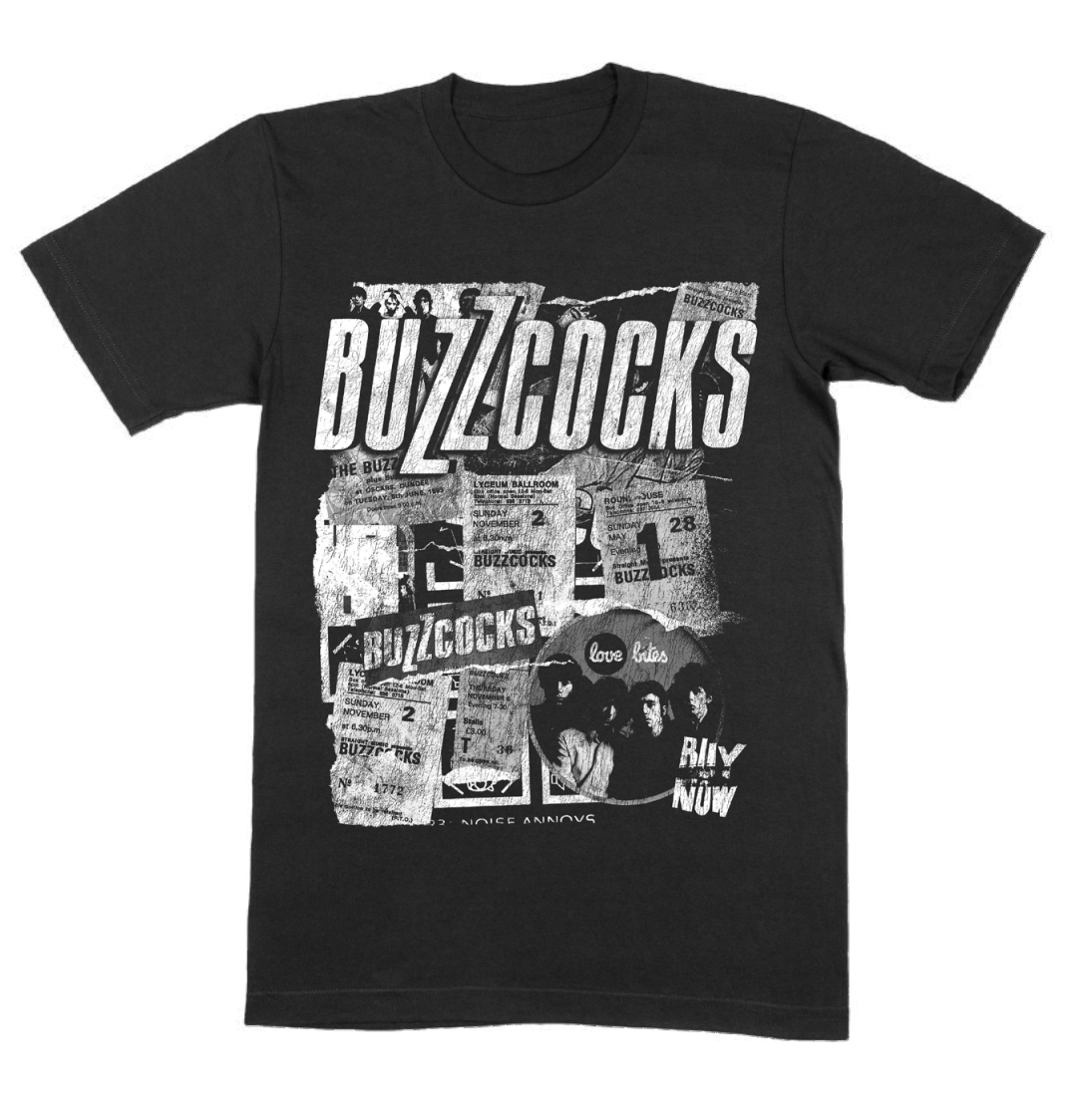 Buzzcocks Clippings black t-shirt
