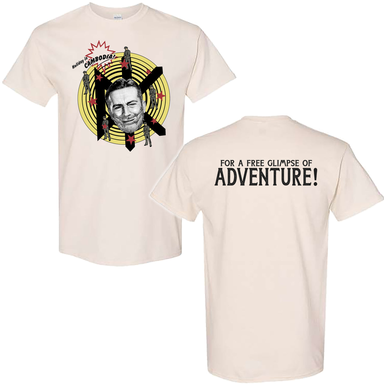 Dead Kennedys Cambodia Target natural t-shirt
