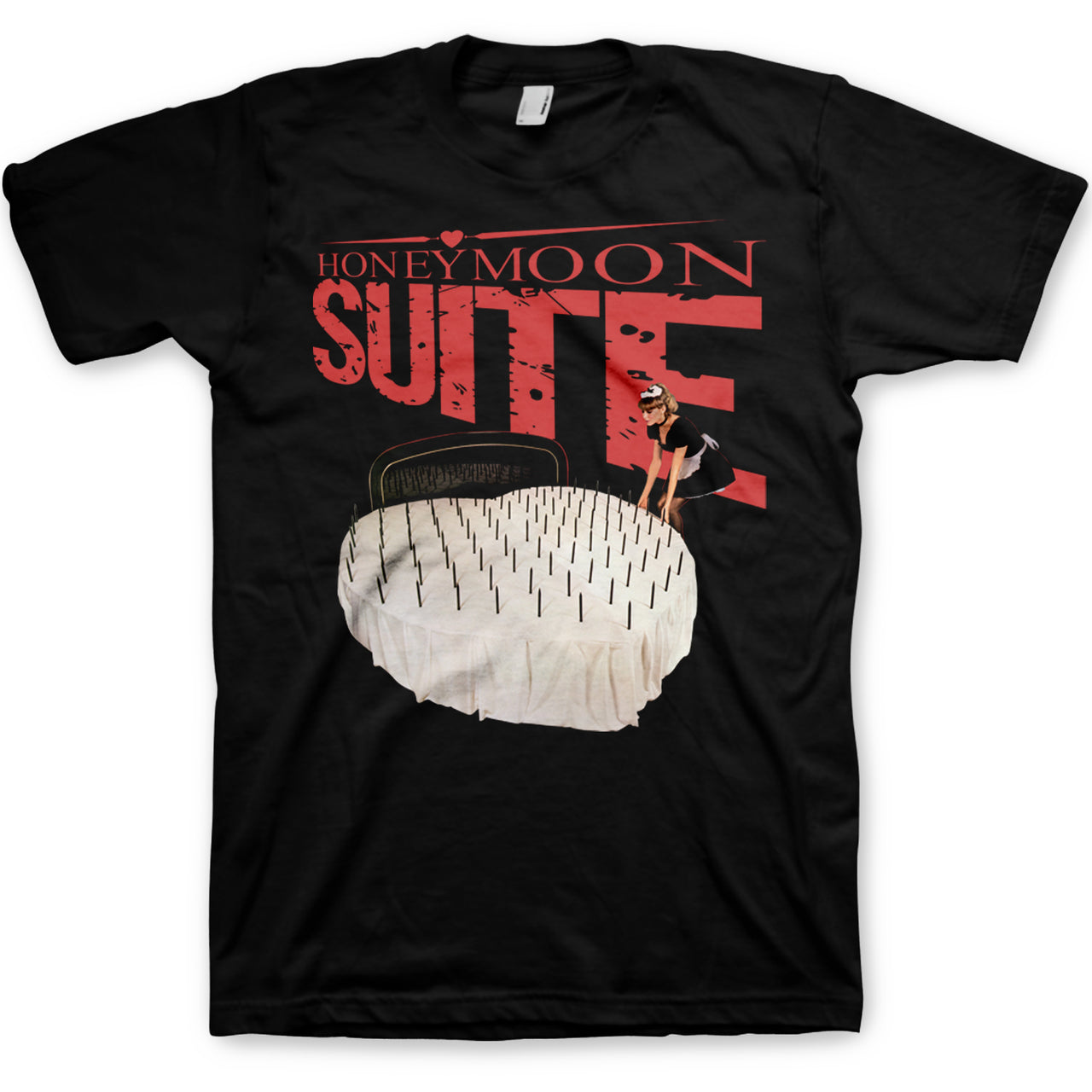 Honeymoon Suite bed of nails black t-shirt