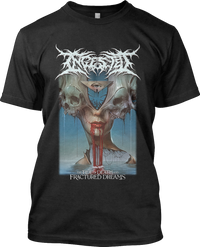 Thumbnail for Ingested The Tide of Death and Fractured Dreams black t-shirt