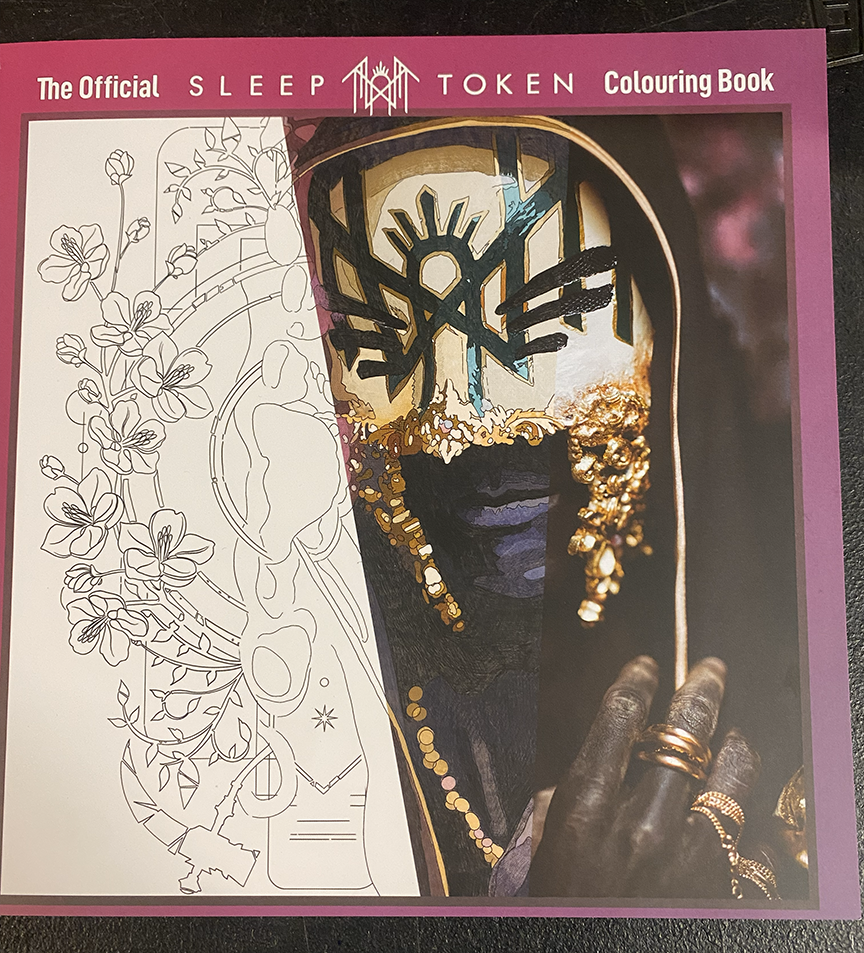 The Official Sleep Token Colouring Book cover