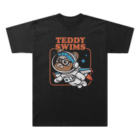 Thumbnail for Teddy Swims Space Bear black t-shirt