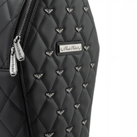 Thumbnail for Mina Bat Studded Coffin Backpack - Matte Black