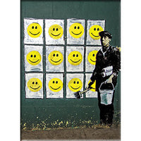 Thumbnail for Banksy's Graffiti Happy Face Posters 2.5