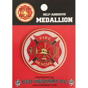 Fire Fighter Medallion - 6 pc prepack