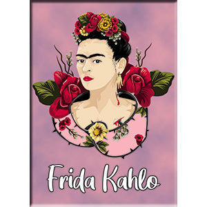 Frida Kahlo Thorns Portrait 2.5"x3.5" Magnet - 3 pc prepack