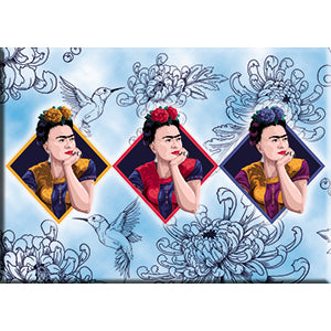 Frida Kahlo Uno Dos Tres 2.5"x3.5" Magnet - 3 pc prepack