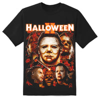 Thumbnail for Michael Myers Halloween Collage Tee